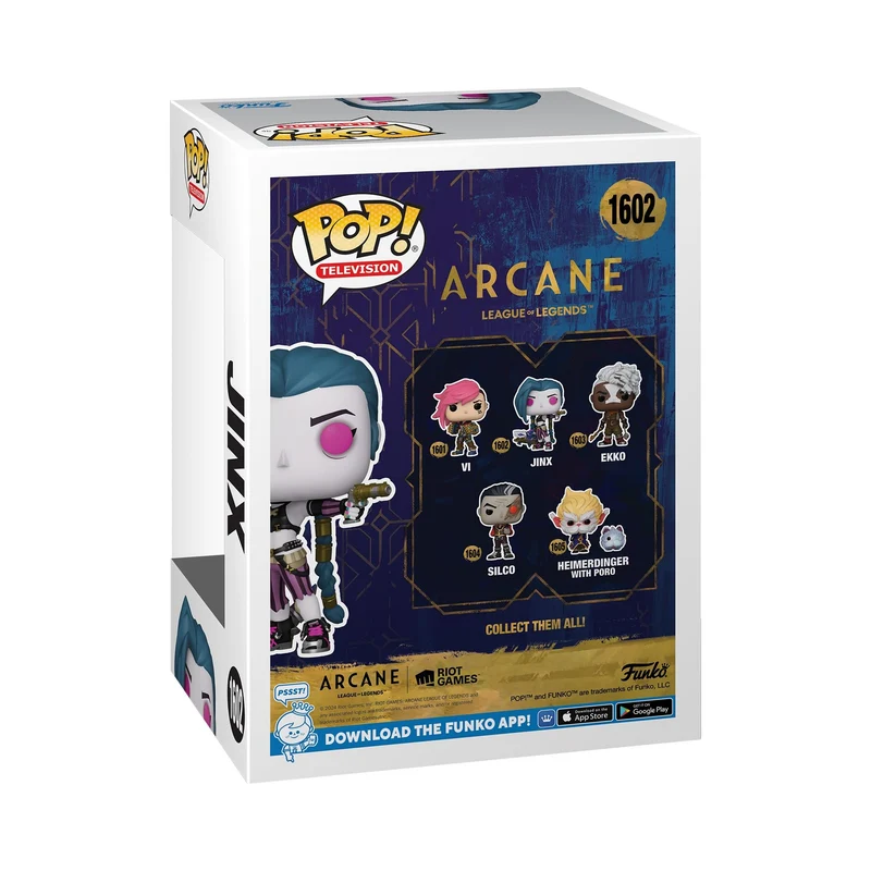 Funko Pop! TV: Arcane LoL - Jinx - Arcane: League Of Legends - Figura in Vinile da Collezione - Idea Regalo - Merchandising Ufficiale - Giocattoli per Bambini e Adulti - TV Fans
