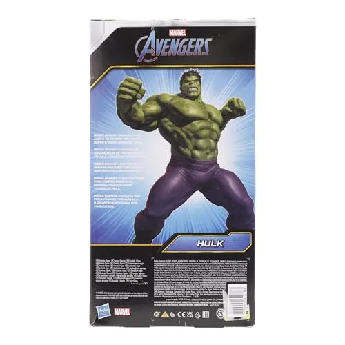 Hasbro Marvel Avengers - Titan Hero Series Blast Gear, Action figure di Hulk (classe Deluxe), di 30 cm, per bambini dai 4 anni in su