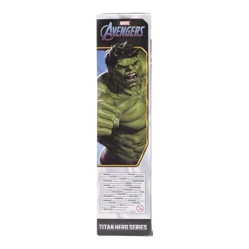 Hasbro Marvel Avengers - Titan Hero Series Blast Gear, Action figure di Hulk (classe Deluxe), di 30 cm, per bambini dai 4 anni in su