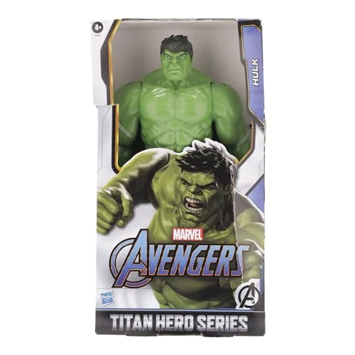 Hasbro Marvel Avengers - Titan Hero Series Blast Gear, Action figure di Hulk (classe Deluxe), di 30 cm, per bambini dai 4 anni in su