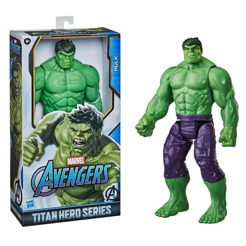 Hasbro Marvel Avengers - Titan Hero Series Blast Gear, Action figure di Hulk (classe Deluxe), di 30 cm, per bambini dai 4 anni in su