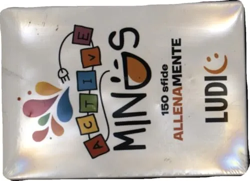 Ludic Active Minds 150 Sfide Allenamente It51111 Gioco Di Società Formato Viaggio Per 1+Giocatori