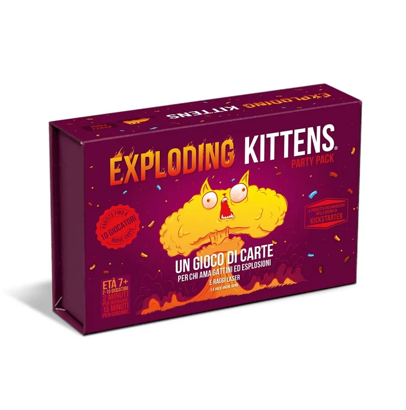 Asmodee - Exploding Kittens: Party Pack - Divertente Gioco di Carte, 2-10 Giocatori, 7+ Anni, Edizione in Italiano
