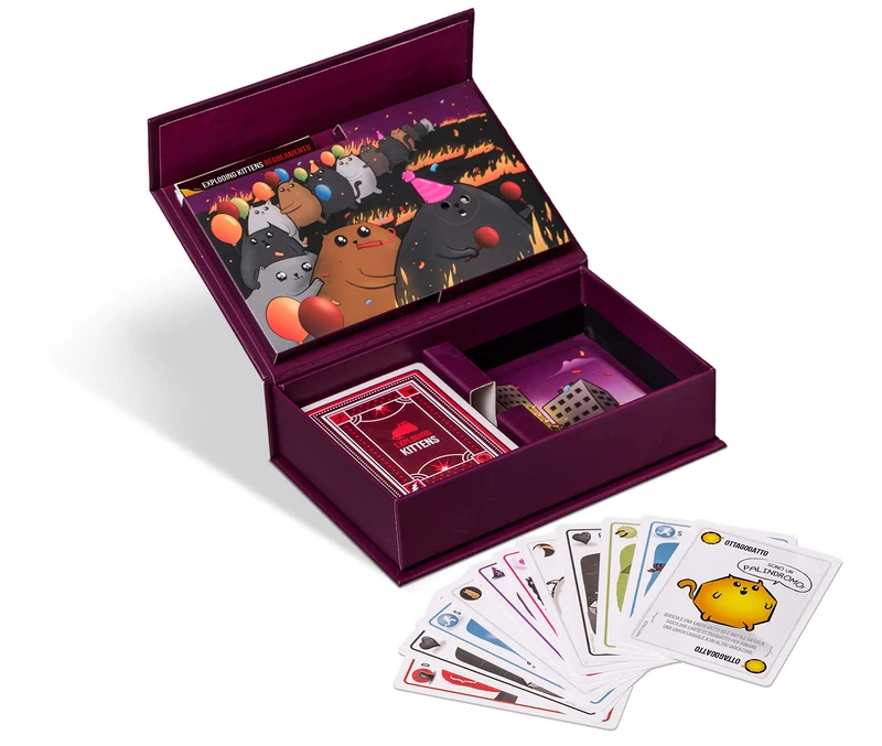 Asmodee - Exploding Kittens: Party Pack - Divertente Gioco di Carte, 2-10 Giocatori, 7+ Anni, Edizione in Italiano