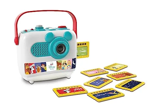 Clementoni - Proiettore Raccontastorie Disney Classic, Storyteller Cantastorie per Bambini (in Italiano), Gioco Educativo Elettronico Parlante, Regalo Bambini 1 Anno, 17819