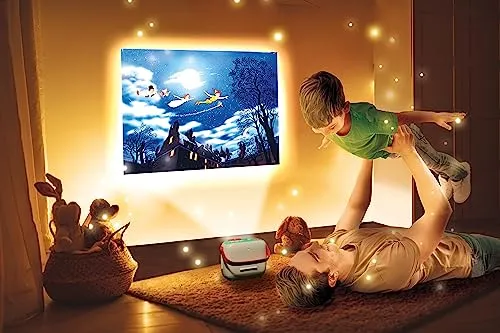 Clementoni - Proiettore Raccontastorie Disney Classic, Storyteller Cantastorie per Bambini (in Italiano), Gioco Educativo Elettronico Parlante, Regalo Bambini 1 Anno, 17819