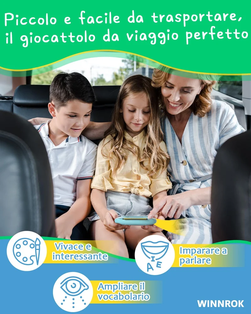 Winnrok Amico Vocabolo Gioco, Flashcards Bambini Italiano, Giochi Bambini 2 Anni, Giochi Montessori 2 Anni, Autismo Sensoriali Giocattoli Educativi, Imparare a parlare Colori Numero Animali 224 Parole
