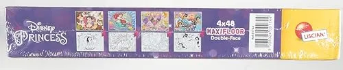 Lisciani Giochi- Disney Puzzle Maxifloor 4 X 48 Princess, 91744