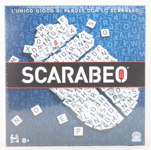 Spin Master Editrice Giochi, Scarabeo Classico, Edizione 2023, Giochi da Tavolo, Giochi di Società da Giocare in Famiglia e tra Amici, Adatto per Adulti e Bambini, da 2 a 4 Giocatori, 8+ Anni
