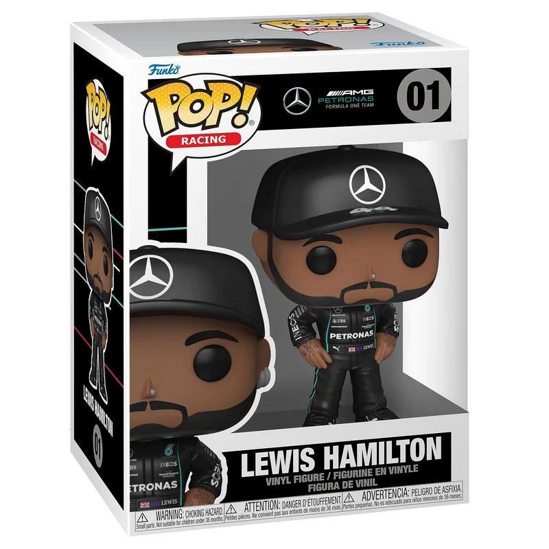 Funko Pop! Vinyl: Formula One - Lewis Hamilton - Mercedes-Benz - Figura in Vinile da Collezione - Idea Regalo - Merchandising Ufficiale - Giocattoli per Bambini e Adulti - Sports Fans
