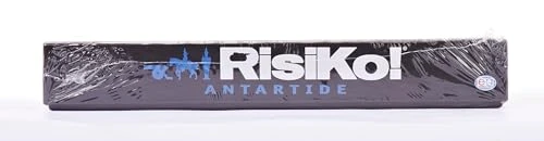 EDITRICE GIOCHI, Risiko! Antartide, Gioco di Strategia, 2 Giochi in Scatola in 1 per Sfide tra Amici e in Famiglia, Giochi da Tavolo per Adulti e Bambini, Espansione di Risiko e Gioco Singolo, 8+ Anni