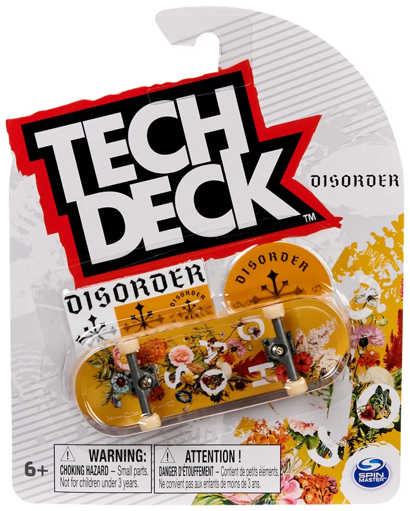 Tech Deck, Fingerboard da 96 mm con Design Autentici, per Bambini dai 6 Anni in su (i Modelli Possono variare)