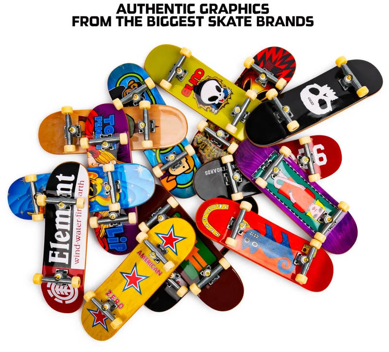 Tech Deck, Fingerboard da 96 mm con Design Autentici, per Bambini dai 6 Anni in su (i Modelli Possono variare)
