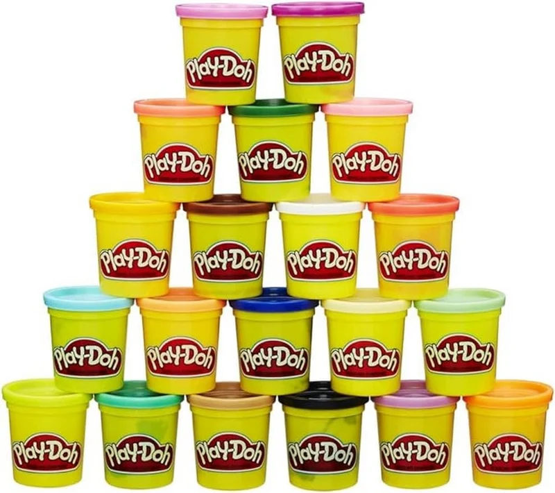 Hasbro Play-Doh- Play-Doh Confezione Super Color, Giochi di Halloween per Bambini e Bambine, Giocattoli Idee Regalo per Feste, Multicolore, 20 Vasetti di Pasta da modellare, A7924EUC