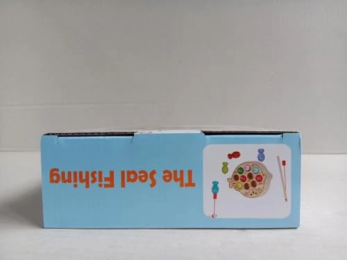 ZLPBAO Giochi Montessori, Giochi di Pesca per Bambini Magnetici in Legno mit 10 Pesci e Due Canne da Pesca, Giochi Montessori Bambini 2 3 4 Anni, Regalo Maschio Bambino Giochi 2 3 4 Anni