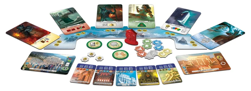 Asmodee, 7 Wonders Duel: Pantheon, Espansione Gioco da Tavolo, Edizione in Italiano