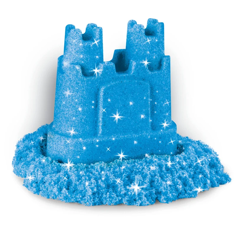Kinetic Sand, Confezione da 3 Mini Castelli, 340 g di Sabbia Modellabile in 3 Colori Brillanti, dai 3 Anni, 6053520