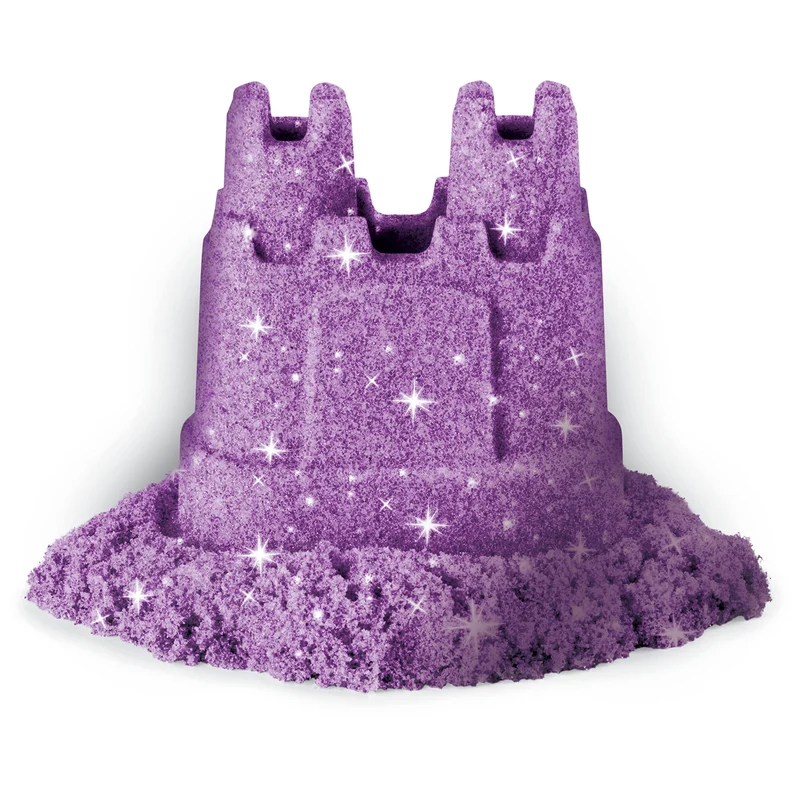 Kinetic Sand, Confezione da 3 Mini Castelli, 340 g di Sabbia Modellabile in 3 Colori Brillanti, dai 3 Anni, 6053520