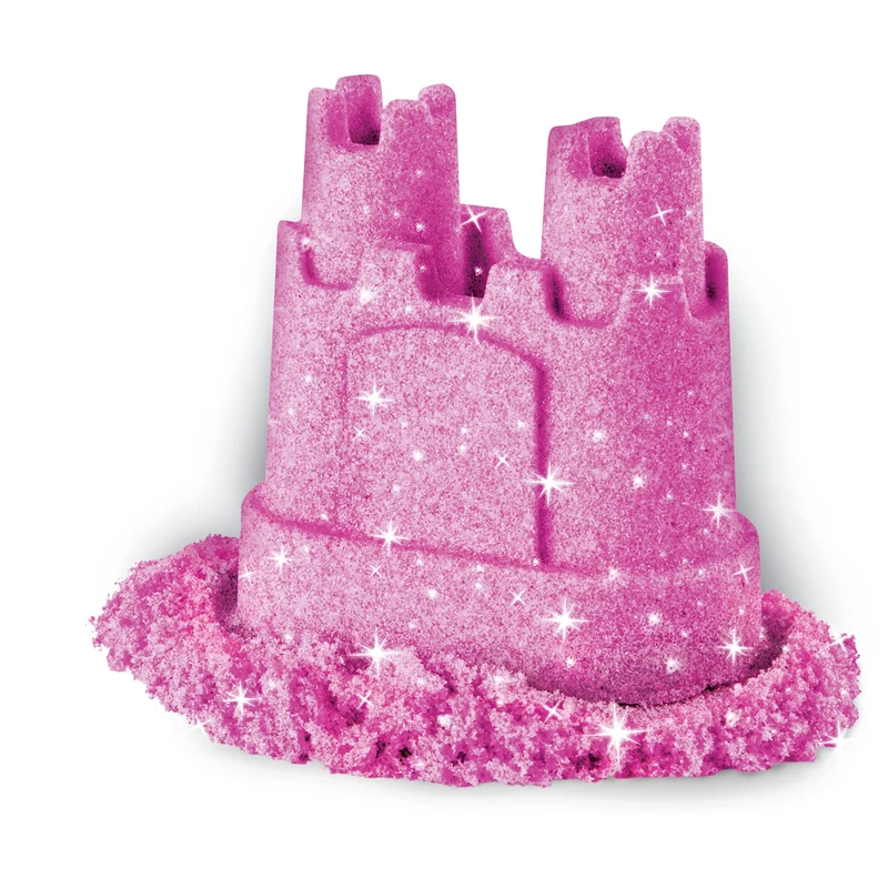 Kinetic Sand, Confezione da 3 Mini Castelli, 340 g di Sabbia Modellabile in 3 Colori Brillanti, dai 3 Anni, 6053520