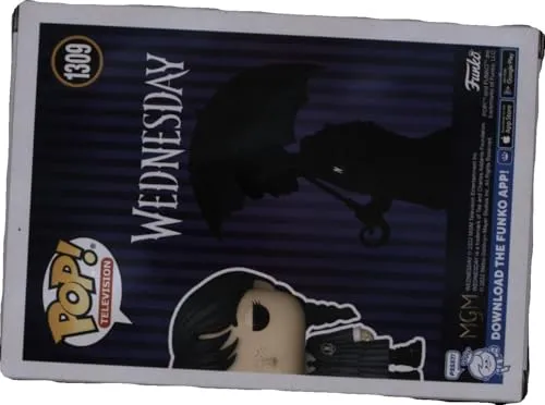 Funko Pop! TV: Wednesday Addams- Figura in Vinile da Collezione - Idea Regalo - Merchandising Ufficiale - Giocattoli per Bambini e Adulti - TV Fans - Figura da Collezione e da Esposizione