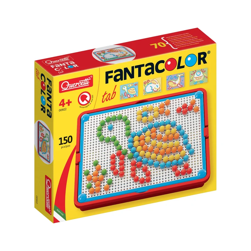 Quercetti Chiodi portatili 0922 Fantacolor 0922, multicolore, 3-6 anni