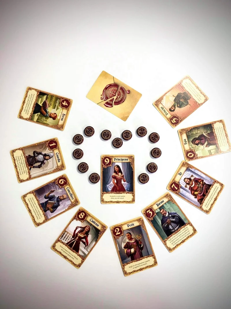 Asmodee: Love Letter, Gioco da Tavolo, 2-6 Giocatori, 10+ Anni, Edizione in Italiano