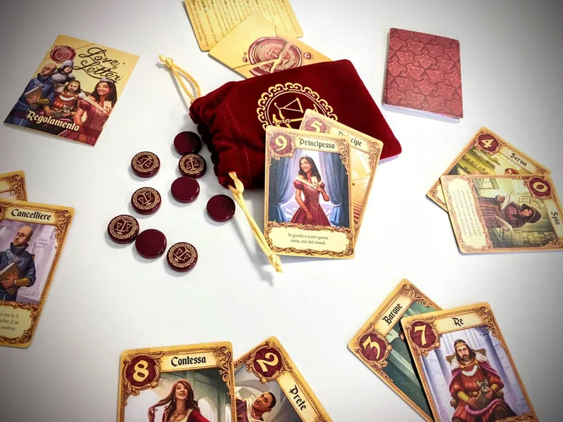 Asmodee: Love Letter, Gioco da Tavolo, 2-6 Giocatori, 10+ Anni, Edizione in Italiano