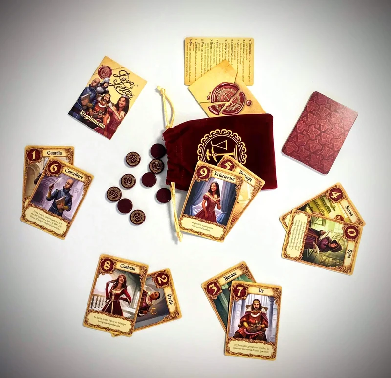 Asmodee: Love Letter, Gioco da Tavolo, 2-6 Giocatori, 10+ Anni, Edizione in Italiano