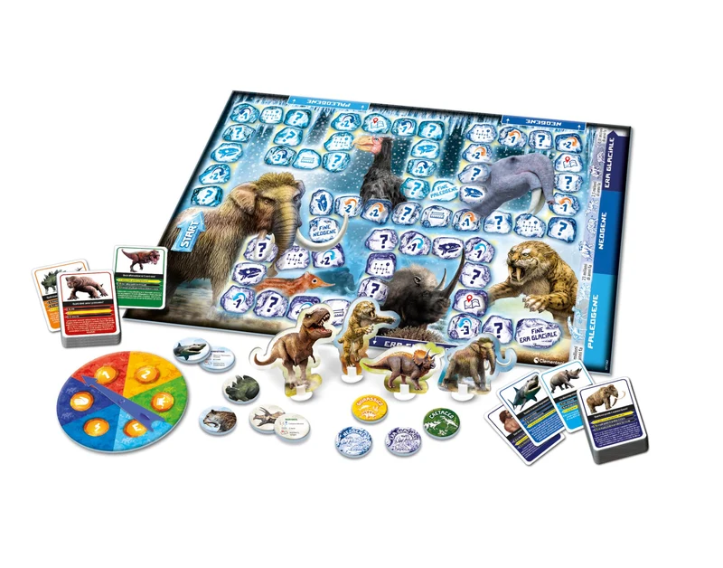 Clementoni - 16599 - Sapientino Più - Quiz Su Dinosauri E Preistoria - Gioco Da Tavolo Educativo Per Bambini Dai 6 Anni (Gioco In Italiano), Made In Italy