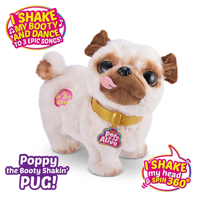 Pets Alive Poppy the Booty Shakin' Pug