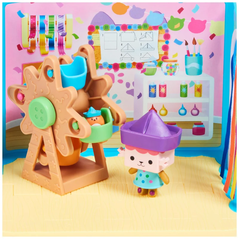 Gabby's Dollhouse DeluxeRoomSetCraftRoom, Multicolore, 6064151