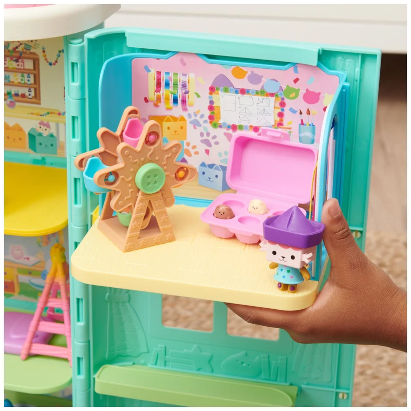 Gabby's Dollhouse DeluxeRoomSetCraftRoom, Multicolore, 6064151