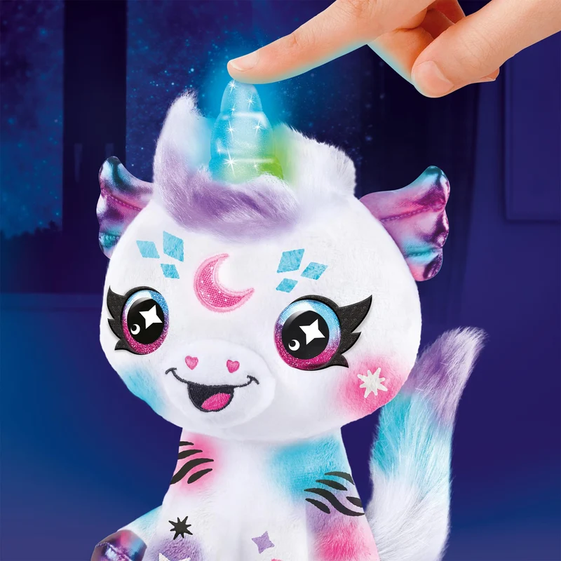 Rocco Giocattoli Airbrush Plush Cosmic Unicorn