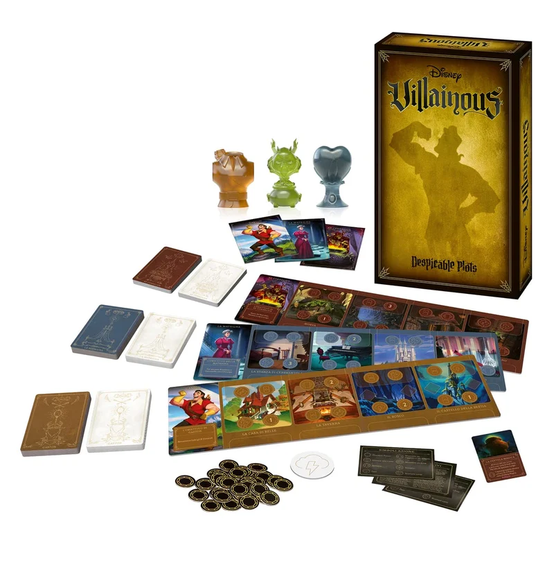 Ravensburger - Disney Villainous Despicable Plots, Espansione, Gioco da Tavolo per Tutta la Famiglia, 2-3 Giocatori, Idea Regalo per Adulti e Ragazzi 10+ Anni, Edizione in Italiano