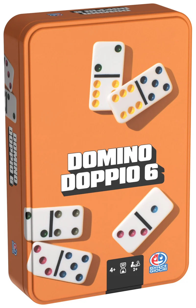 Editrice Giochi, Giochi da Tavolo Classici, Domino Doppio Sei, Domino Gioco dai 4 anni in su