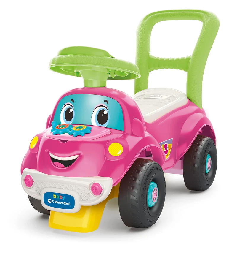 Clementoni - 17746 - Sofia Pronti Via - Macchinina Cavalcabile 3 in 1, Gioco Educativo Parlante con Luci e Suoni per Bambini 1 Anno, Made in Italy