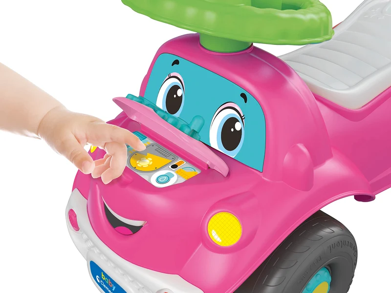 Clementoni - 17746 - Sofia Pronti Via - Macchinina Cavalcabile 3 in 1, Gioco Educativo Parlante con Luci e Suoni per Bambini 1 Anno, Made in Italy