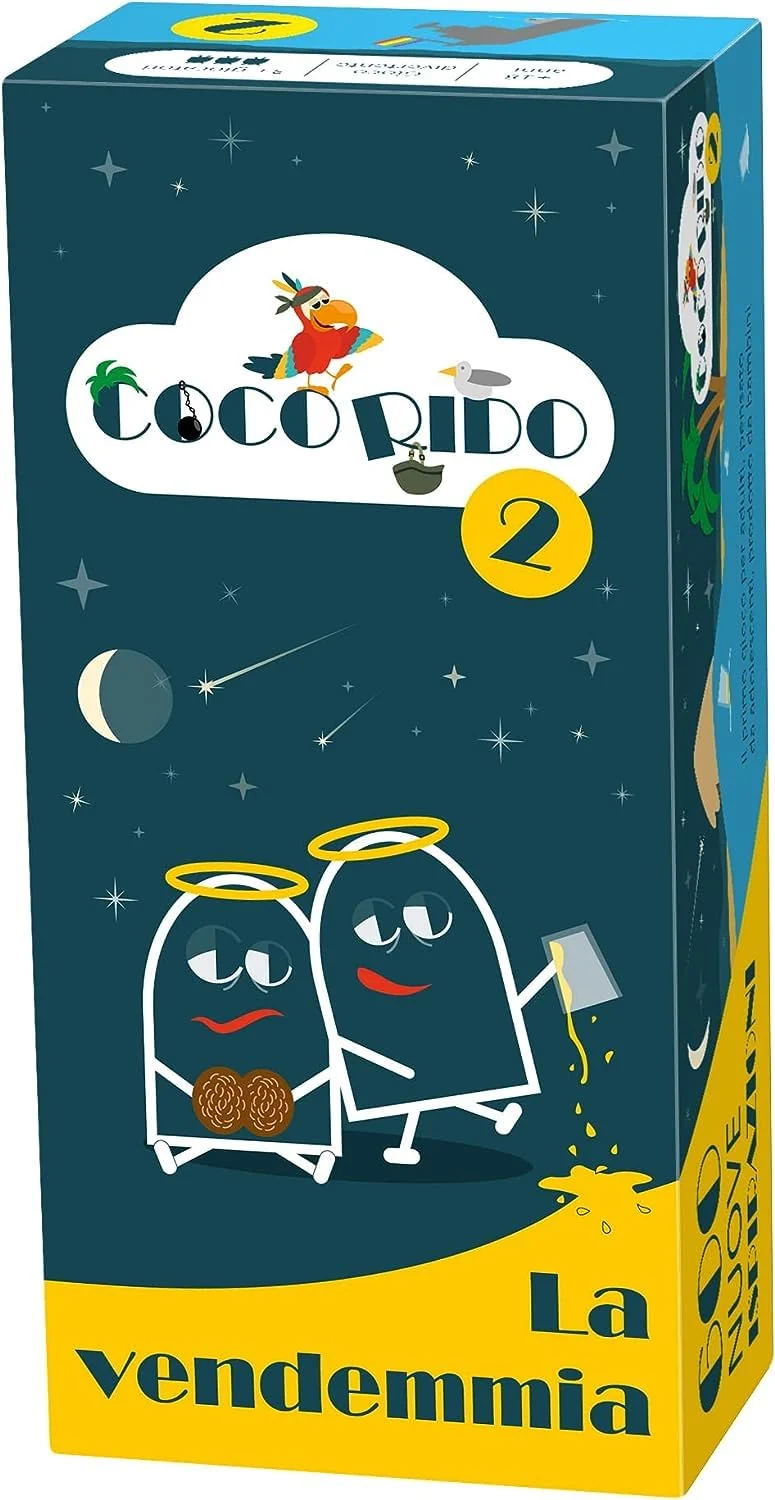Asmodee, Coco Rido: La Vendemmia - Divertente Gioco da Tavolo per Adulti, Black Humor, 3-10 Giocatori, 18+ Anni, Edizione in Italiano