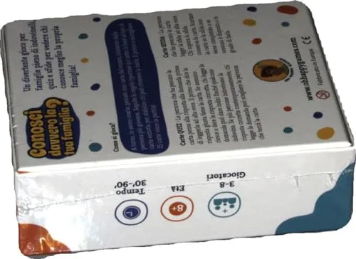 Conosci davvero la tua famiglia? Un gioco divertente Pieno di indovinelli, quiz e sfide per scoprire chi conosce meglio la propria famiglia! Gioco di società da Tavolo