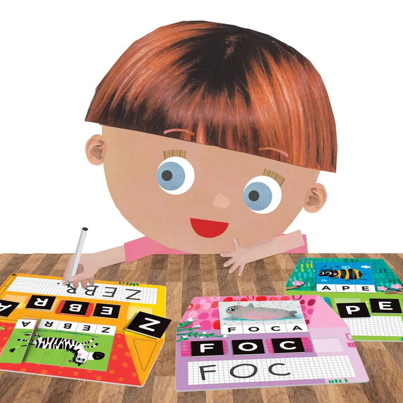 Headu Laboratorio Di Scrittura Montessori Leggo E Scrivo Con Tre Metodi Divertenti It23578 Gioco Educativo Per Bambini 3-6 Anni Made In Italy