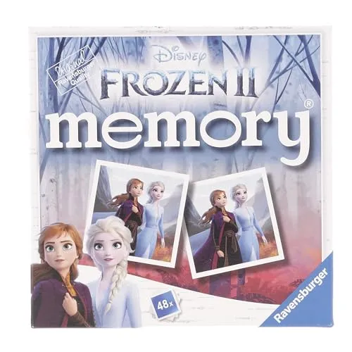 Ravensburger Italy - Disney Frozen 2 Memory in Formato Pocket, 15x15 cm, Gioco 24 Coppie in Cartone, 48 Carte, per Bambini a Partire da 3 Anni, da 2 a 6 Giocatori, 20437 3