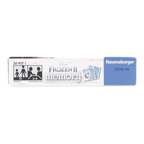 Ravensburger Italy - Disney Frozen 2 Memory in Formato Pocket, 15x15 cm, Gioco 24 Coppie in Cartone, 48 Carte, per Bambini a Partire da 3 Anni, da 2 a 6 Giocatori, 20437 3