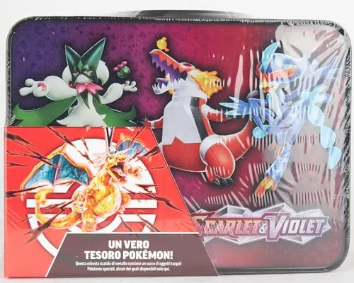 Pokémon Bauletto da Collezione del GCC, Autunno 2023, Meowscarada, Skeledirge e Quaquaval, Tre Carte Promozionali Olografiche e Sei Buste di Espansione, Edizione in Italiano