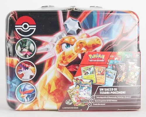 Pokémon Bauletto da Collezione del GCC, Autunno 2023, Meowscarada, Skeledirge e Quaquaval, Tre Carte Promozionali Olografiche e Sei Buste di Espansione, Edizione in Italiano