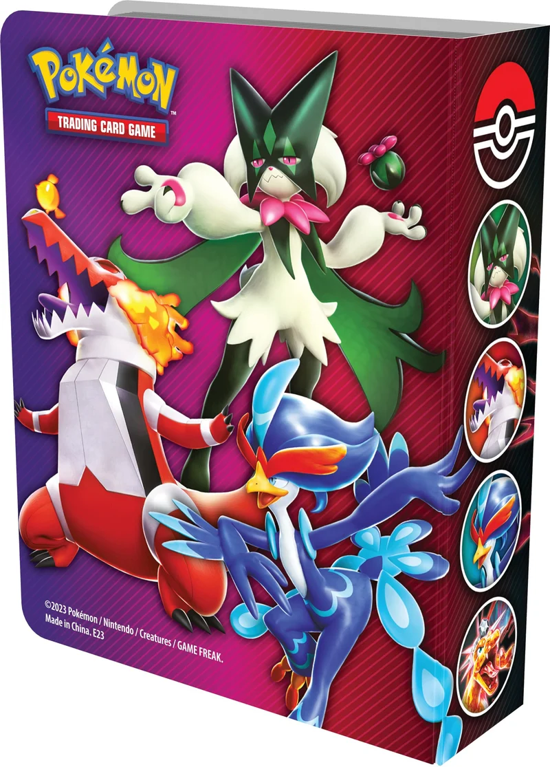 Pokémon Bauletto da Collezione del GCC, Autunno 2023, Meowscarada, Skeledirge e Quaquaval, Tre Carte Promozionali Olografiche e Sei Buste di Espansione, Edizione in Italiano