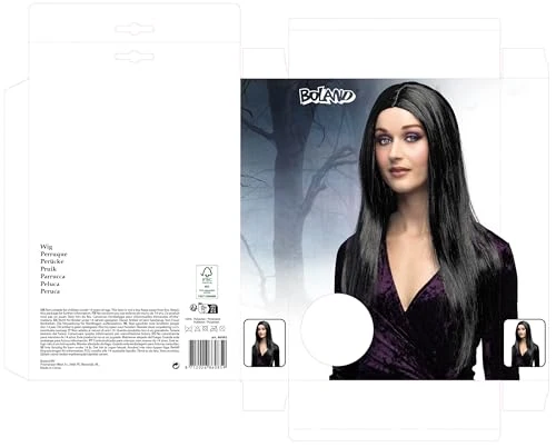 Boland - Parrucca Strega per Adulti, Parrucca Donna per Halloween e Carnevale, Acconciatura per Costume da Strega, Accessori per Costumi