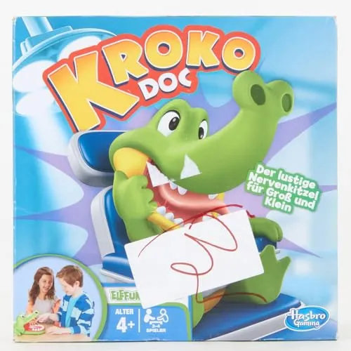 Hasbro - Coccodentista Gioco di Abilità [Versione Tedesca]