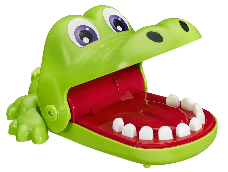 Hasbro - Coccodentista Gioco di Abilità [Versione Tedesca]