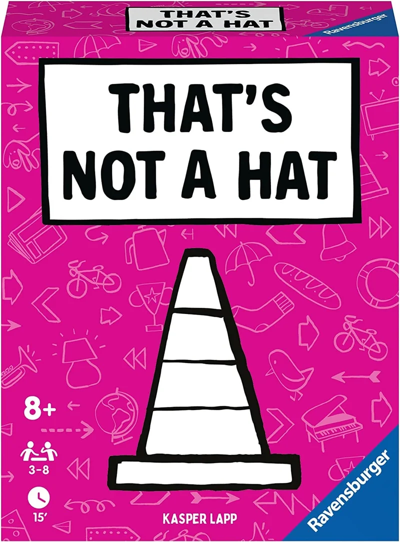 Ravensburger - That's Not a Hat!, Gioco di Carte per Tutta la Famiglia, 3-8 Giocatori, Idea Regalo per Adulti e Bambini 8+ Anni, Edizione in Italiano