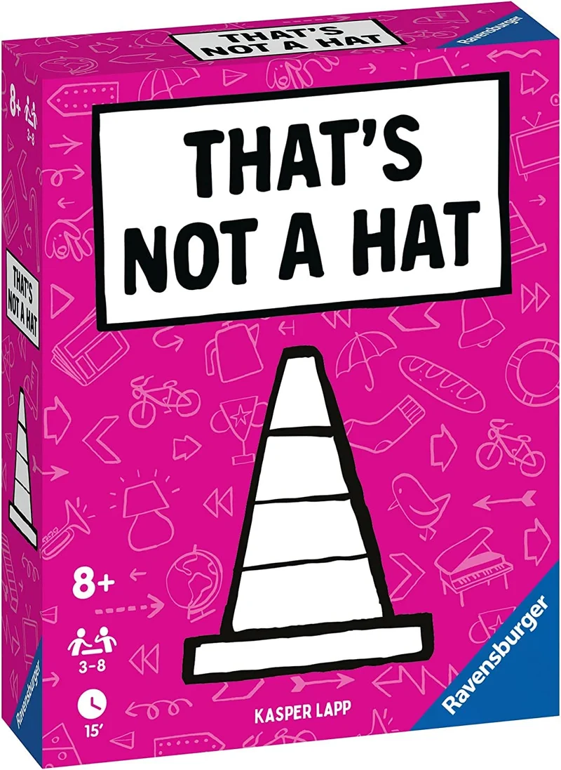 Ravensburger - That's Not a Hat!, Gioco di Carte per Tutta la Famiglia, 3-8 Giocatori, Idea Regalo per Adulti e Bambini 8+ Anni, Edizione in Italiano